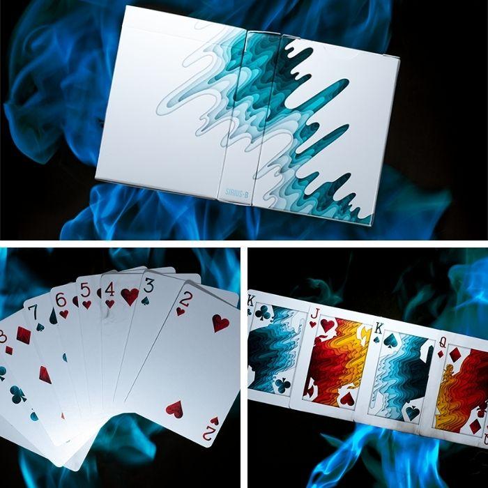 GILDED Sirius B V3 Playing Cards – Riffle Shuffle – Édition Limitée à 100 Exemplaires – NEUF